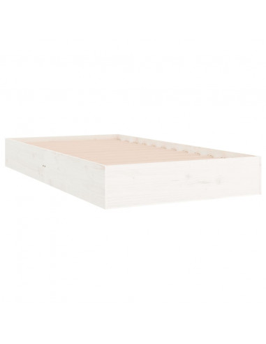 Giroletto Bianco in Legno Massello 90x200 cm