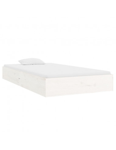 Giroletto Bianco in Legno Massello 90x200 cm