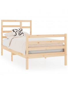 Giroletto in Legno Massello 75x190 cm Small Single 2