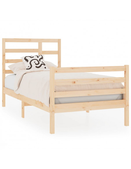 Giroletto in Legno Massello 75x190 cm Small Single