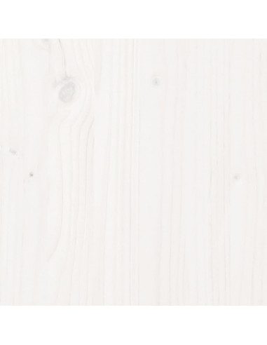 Giroletto Bianco in Legno Massello 90x190 cm Single