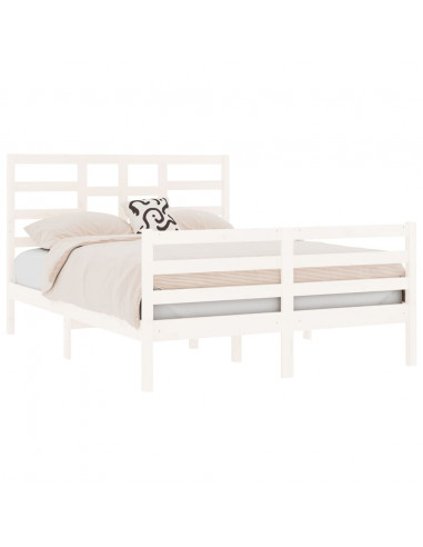 Giroletto Bianco in Legno Massello 140x190 cm