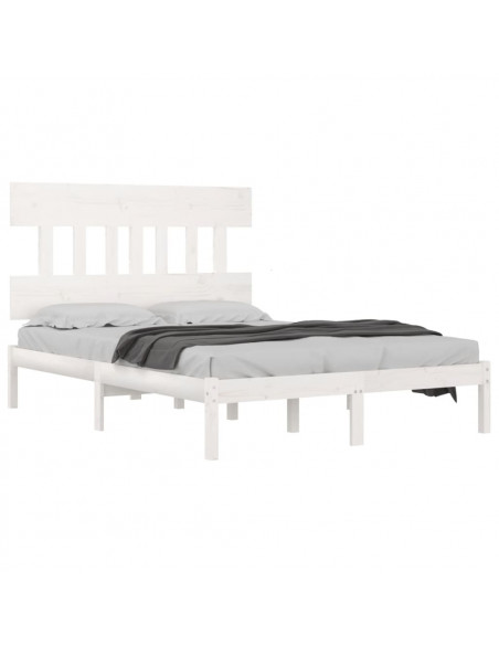 Giroletto Bianco in Legno Massello 140x190 cm