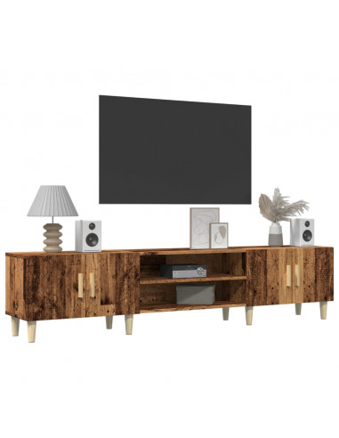Mobile Porta TV Legno Antico 180x31,5x40cm in Legno Multistrato