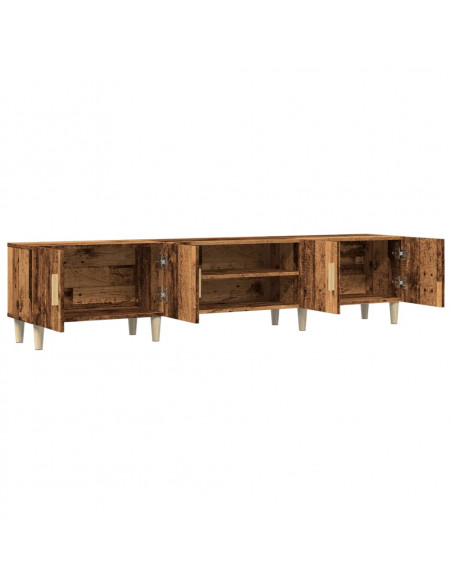 Mobile Porta TV Legno Antico 180x31,5x40cm in Legno Multistrato