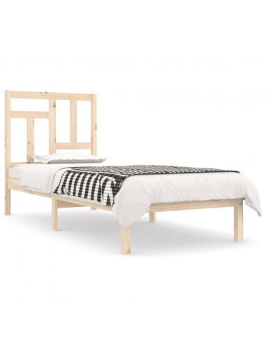 Giroletto in Legno Massello di Pino 90x190 cm Single