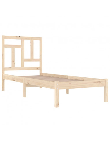 Giroletto in Legno Massello di Pino 90x190 cm Single