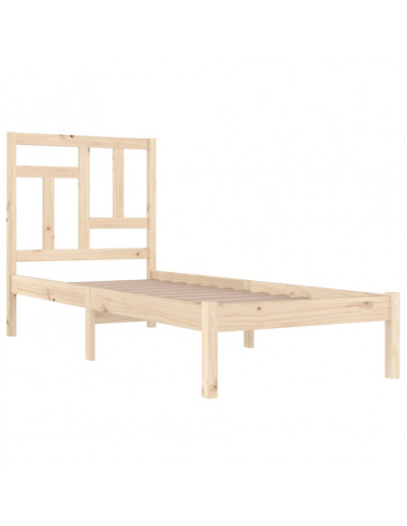Giroletto in Legno Massello di Pino 90x190 cm Single