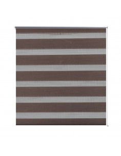 Tenda a rullo oscurante zebra 120x175 cm caffé 2
