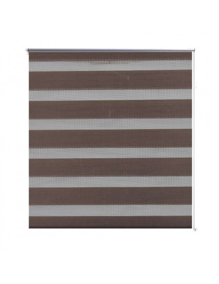 Tenda a rullo oscurante zebra 120x175 cm caffé