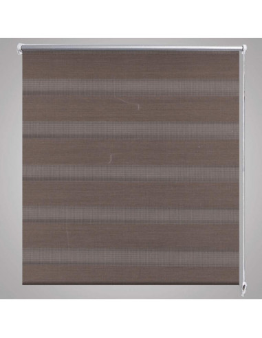 Tenda a rullo oscurante zebra 120x175 cm caffé