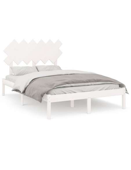 Giroletto Bianco 135x190 cm Double in legno Massello
