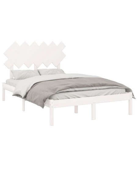Giroletto Bianco 135x190 cm Double in legno Massello