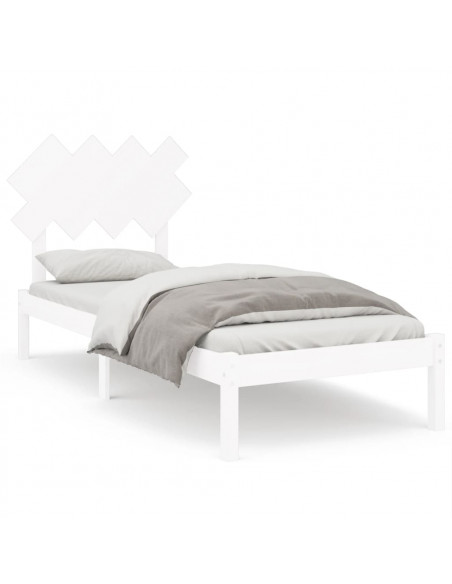Giroletto Bianco 90x200 cm in Legno Massello