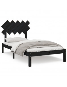 Giroletto Nero 100x200 cm in Legno Massello 2