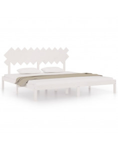 Giroletto Bianco 200x200 cm in Legno Massello 2