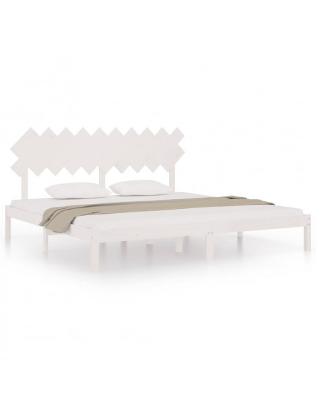 Giroletto Bianco 200x200 cm in Legno Massello