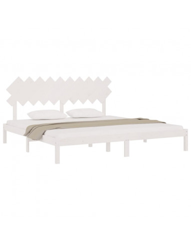 Giroletto Bianco 200x200 cm in Legno Massello