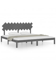 Giroletto Grigio 200x200 cm in Legno Massello 2