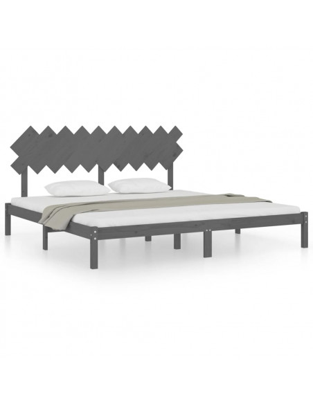 Giroletto Grigio 200x200 cm in Legno Massello