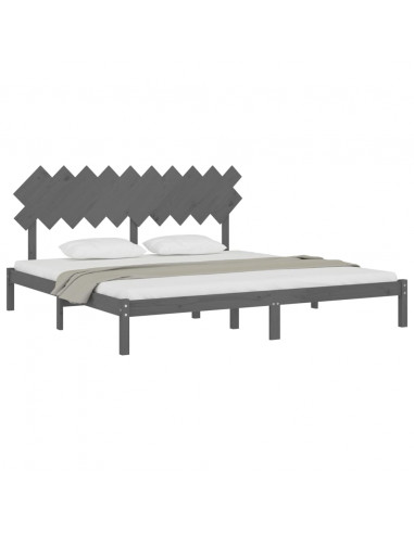 Giroletto Grigio 200x200 cm in Legno Massello