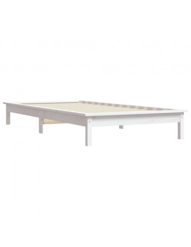 Giroletto Bianco 90x200 cm in Legno Massello di Pino