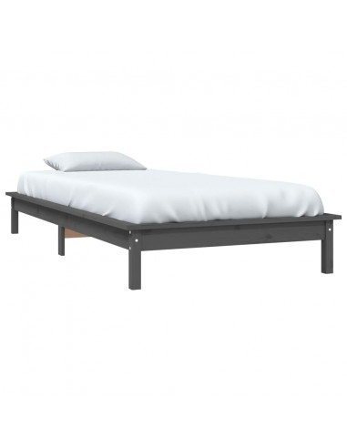 Giroletto Grigio 90x200 cm in Legno Massello di Pino