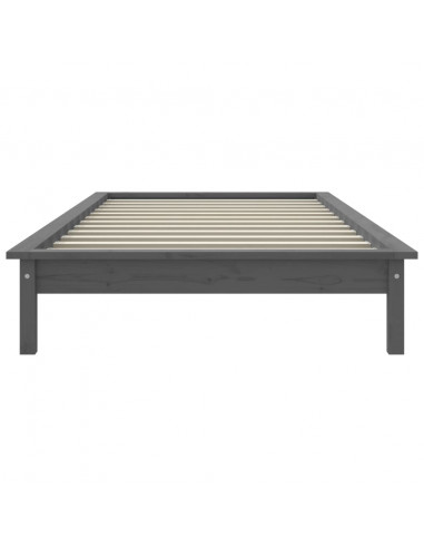 Giroletto Grigio 90x200 cm in Legno Massello di Pino