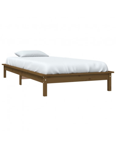 Giroletto Miele 90x200 cm in Legno Massello di Pino
