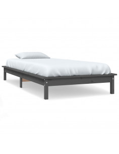 Giroletto Grigio 100x200 cm in Legno Massello di Pino 2