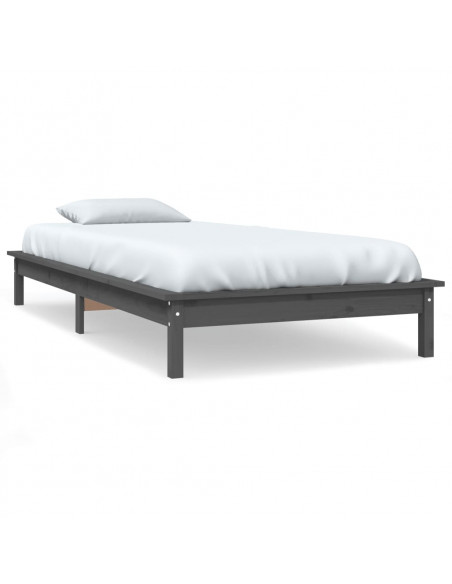 Giroletto Grigio 100x200 cm in Legno Massello di Pino