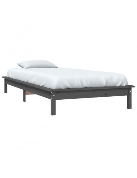Giroletto Grigio 100x200 cm in Legno Massello di Pino