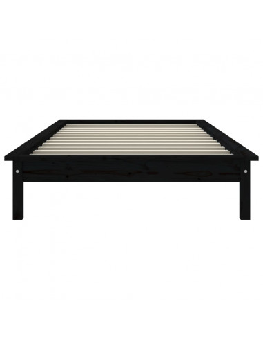 Giroletto Nero 100x200 cm in Legno Massello di Pino