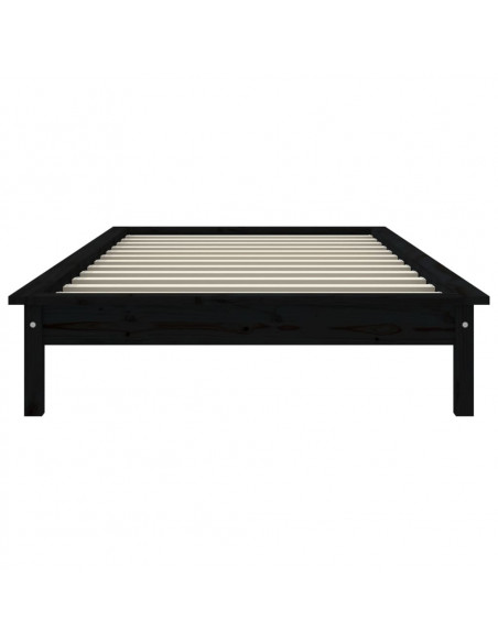 Giroletto Nero 100x200 cm in Legno Massello di Pino