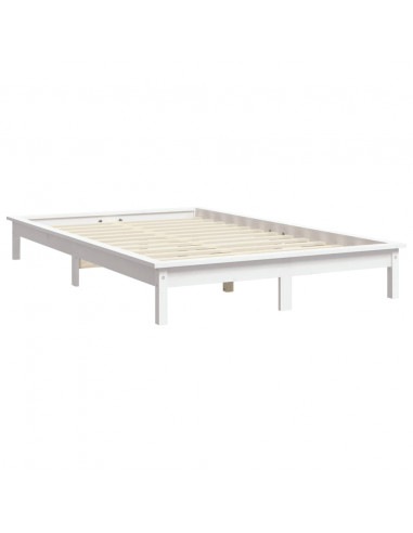 Giroletto Bianco 150x200 cm in Legno Massello di Pino King Size