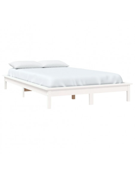 Giroletto Bianco 180x200 cm Super King Legno Massello di Pino