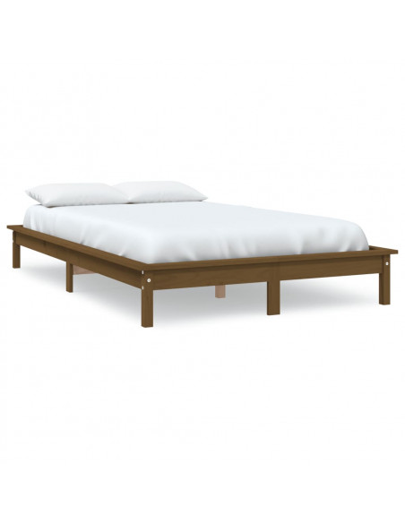 Giroletto Marrone Miele 200x200 cm in Legno Massello di Pino