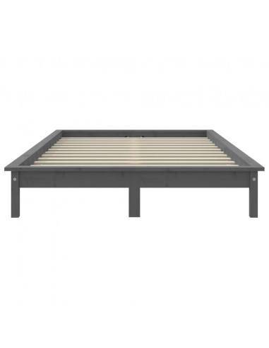 Giroletto Grigio 120x190 cm Small Double Legno Massello di Pino