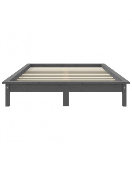 Giroletto Grigio 120x190 cm Small Double Legno Massello di Pino Giroletto Grigio 120x190 cm Small Double Legno Massello di Pino