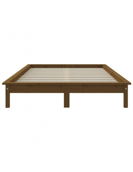 Giroletto Miele 135x190 cm Double in Legno Massello di Pino