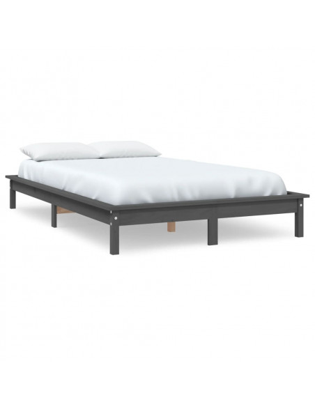 Giroletto Grigio 140x190 cm in Legno Massello di Pino