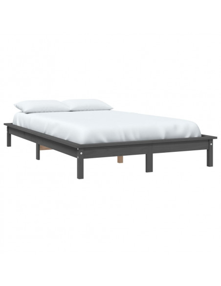 Giroletto Grigio 140x190 cm in Legno Massello di Pino