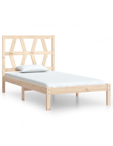 Giroletto in Legno Massello di Pino 90x190 cm Single