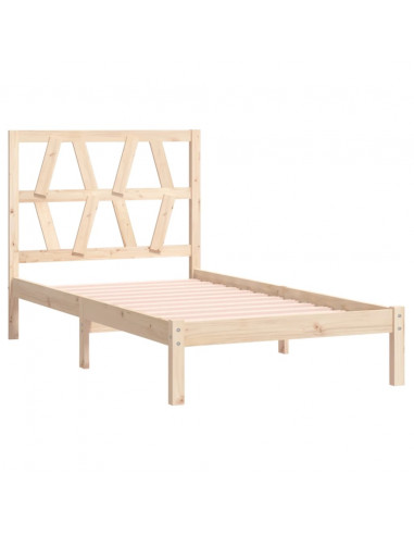 Giroletto in Legno Massello di Pino 90x190 cm Single