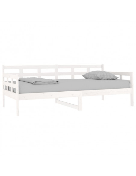 Dormeuse Bianca in Legno Massello di Pino 90x190 cm Dormeuse Bianca in Legno Massello di Pino 90x190 cm