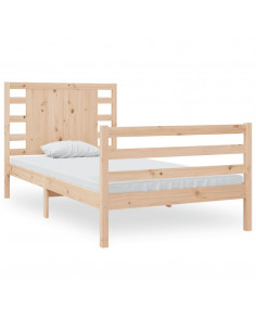 Giroletto in Legno Massello di Pino 90x190 cm Single 2