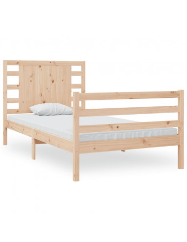 Giroletto in Legno Massello di Pino 90x190 cm Single