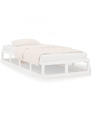 Giroletto Bianco 75x190 cm Small Single in Legno Massello