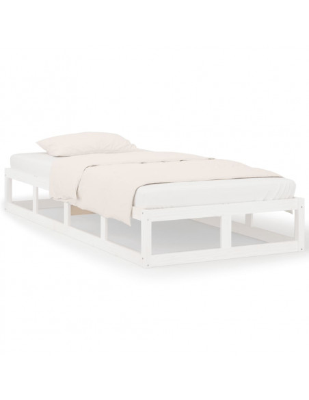 Giroletto Bianco 75x190 cm Small Single in Legno Massello