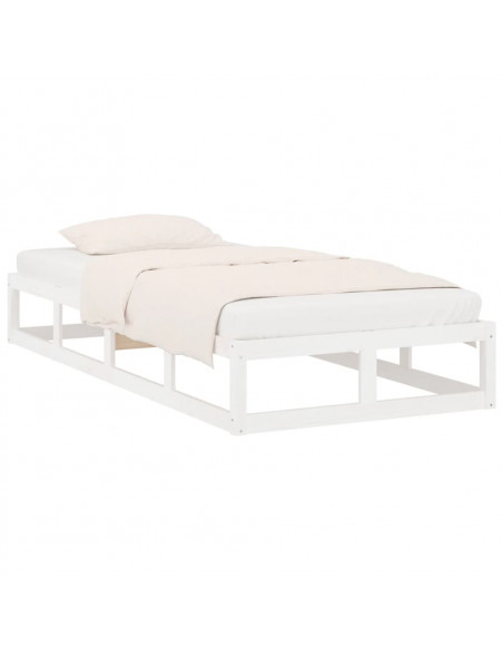 Giroletto Bianco 75x190 cm Small Single in Legno Massello
